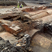 Cyfarthfa Coke Works, Merthyr Tydfil Excavatio