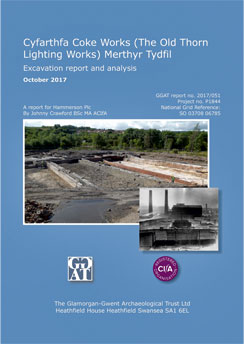 Cyfarthfa Coke Works, Merthyr Tydfil Excavation